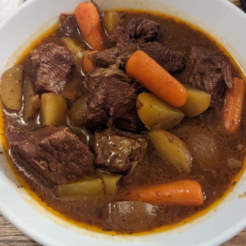 Beef Stew Fully Plated
