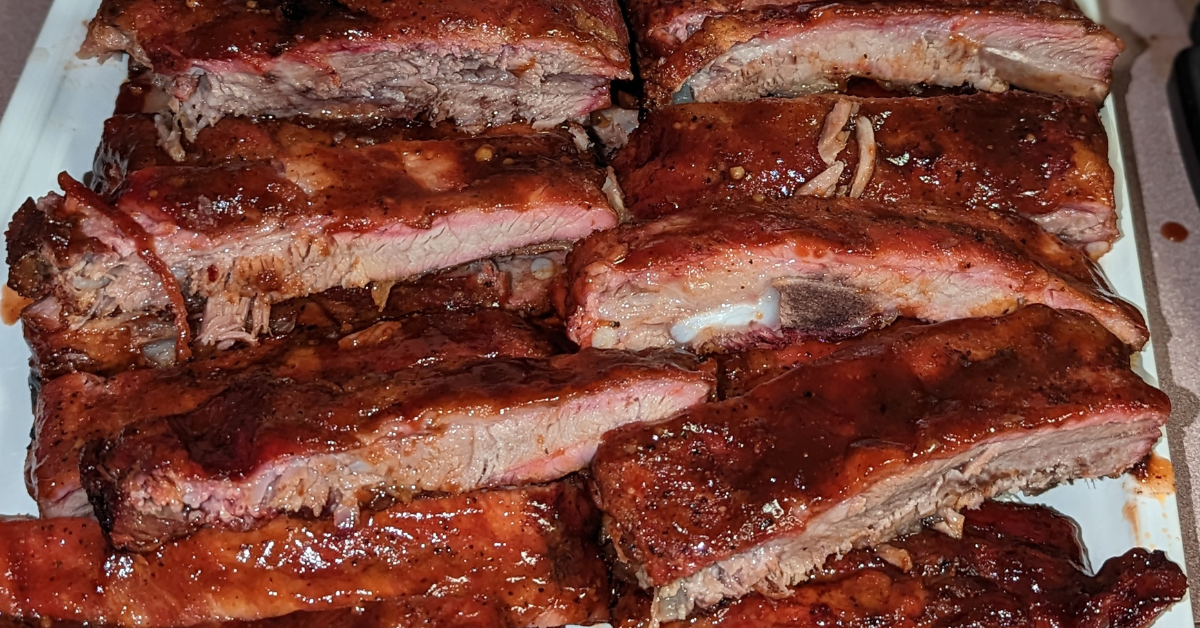 Smoked Pork BBQ Ribs